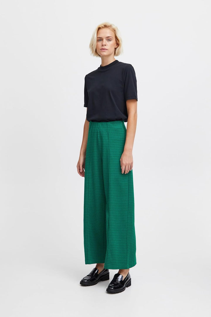 ICHI Damen Lässige Business-Hose XS Cadmium Green (185424), XS Cadmium Green (185424)