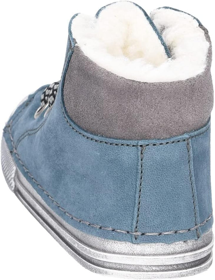 Däumling Baby-Jungen Ecki Stiefelette 23 EU Country Petrol, 23 EU Country Petrol