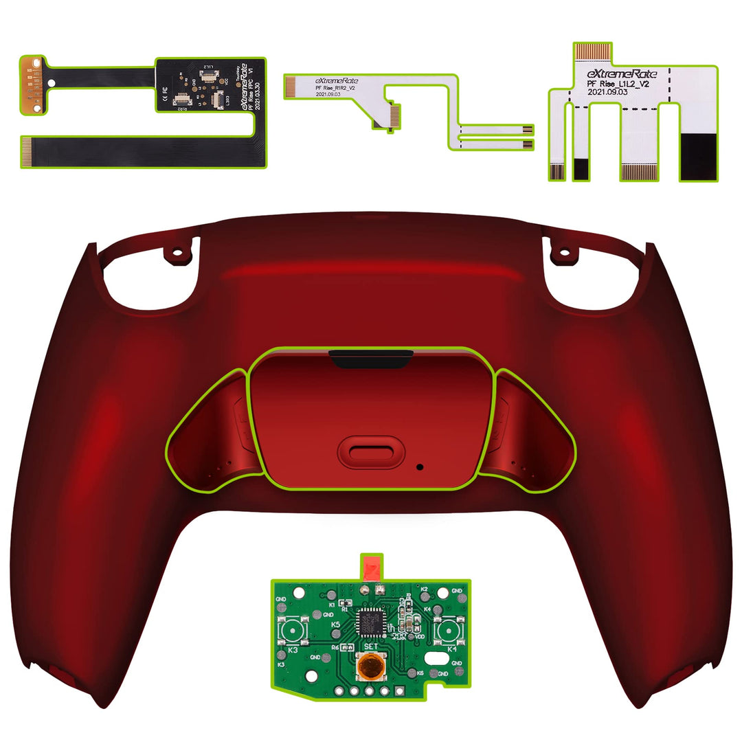 eXtremeRate Programmierbar RISE2.0 Remap Kit für ps5 Controller BDM-010&BDM-020, Remap Board & Rücks