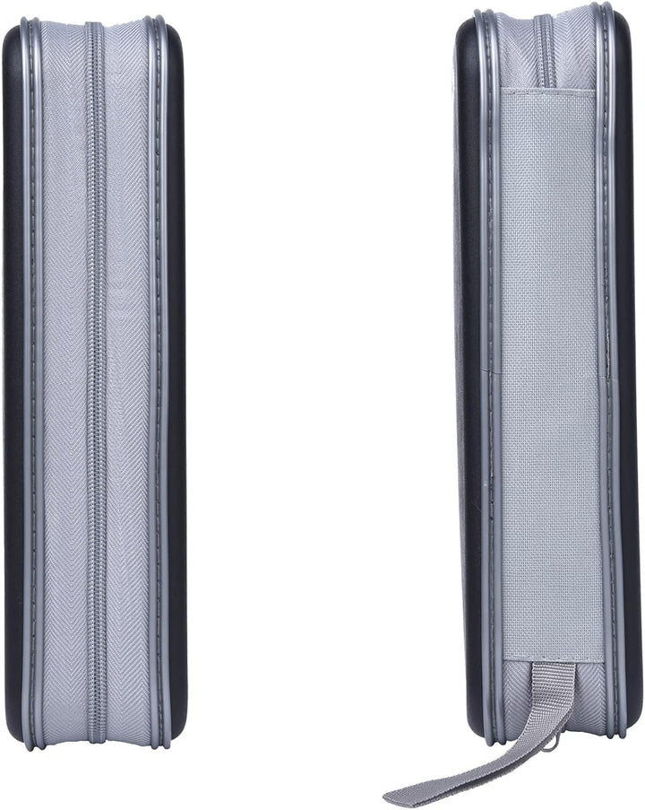 UENTIP CD-Hülle mit 96 Kapazitäten, tragbare DVD-Hülle aus Hartplastik, CD-Organizer, Brieftasche, s