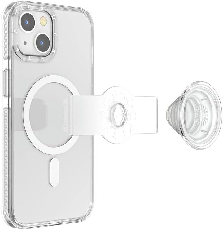 PopSockets: PopCase für MagSafe - Hülle für iPhone 13 mit Abnehmbarem PopGrip Slide Sockel und Griff