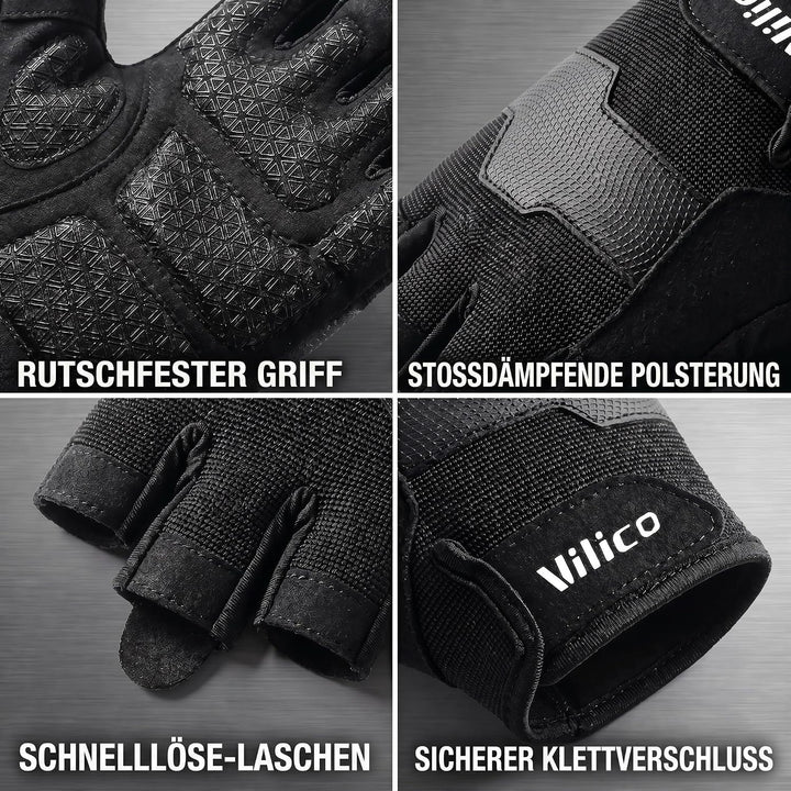 Fitness Handschuhe für Damen und Herren, Sporthandschuhe für Gewichtheben,Crossfit,Gym,Krafttraining
