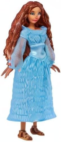 DISNEY Arielle, die Meerjungfrau - Menschliche Version im blauen Kleid mit beweglichen Gelenken und