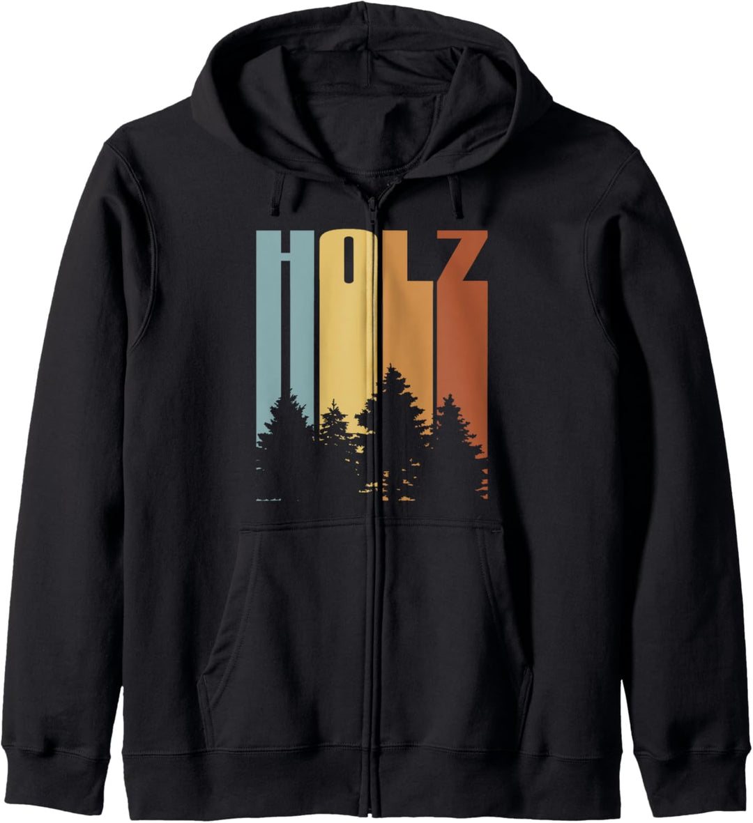 Holz retro vintage Holzfäller Tischler Drechseln Kapuzenjacke