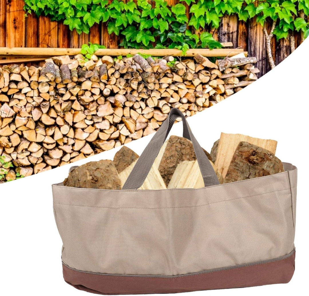 Brennholz Träger Log, grosse Leinwand Log Träger Tragetasche, Brennholz Halter Kamin Holz Aufbewahru