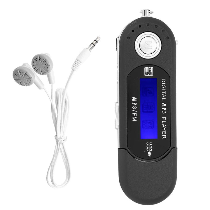 DEWIN Digital, MP3 Musik Player Tragbarer Musik USB Player mit LCD Bildschirm FM Radio Voice Recorde