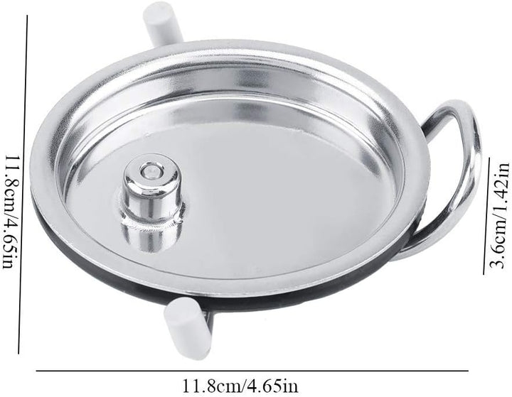 Keg Lid, Stainless Steel Beer Lid Continuous Carbonation Keg Lid Corny Keg Lid with Liquid Post Kohl