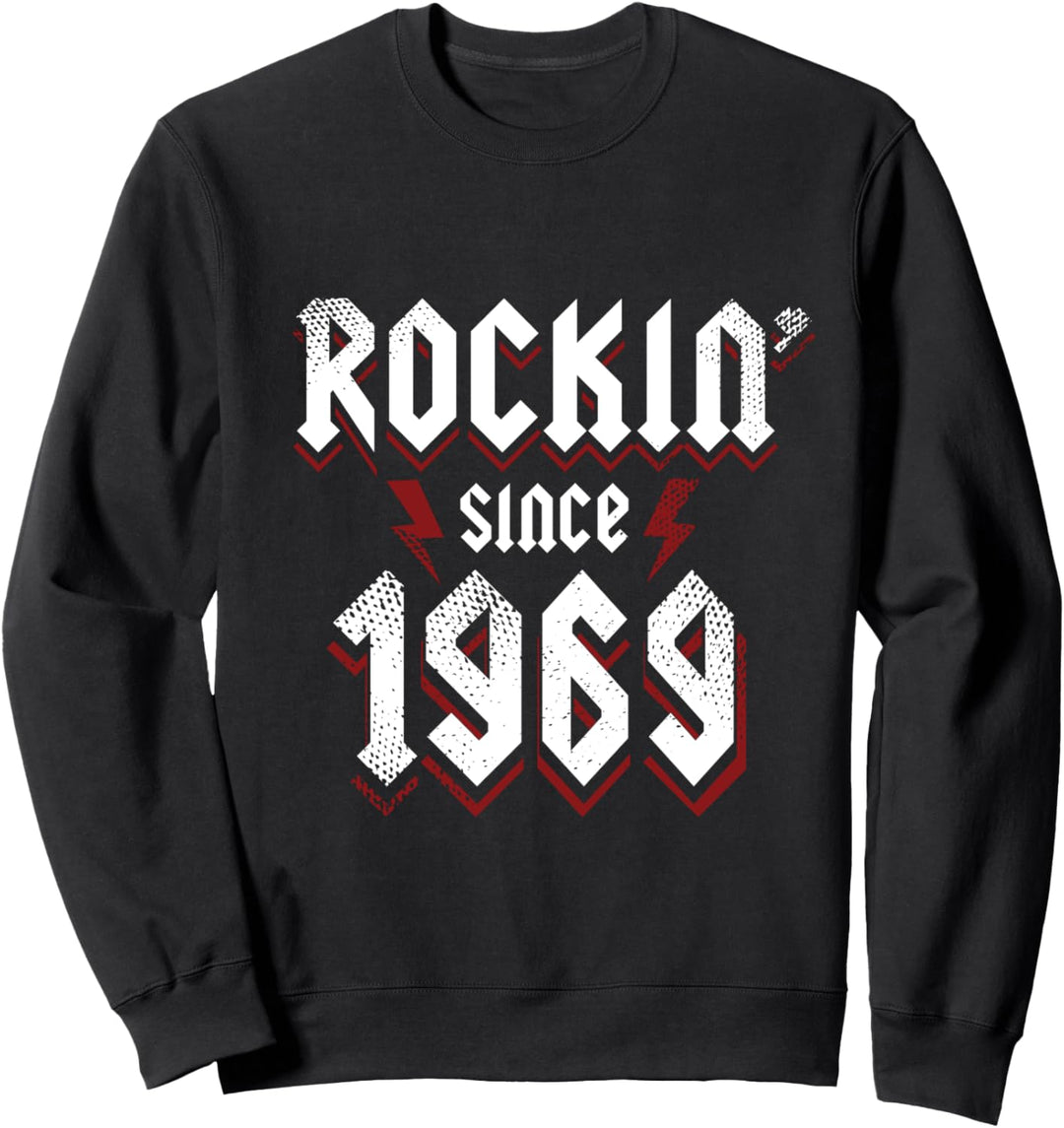 Rockin Since 1969 54 Jahre alte Rockmusik 54. Geburtstag Sweatshirt
