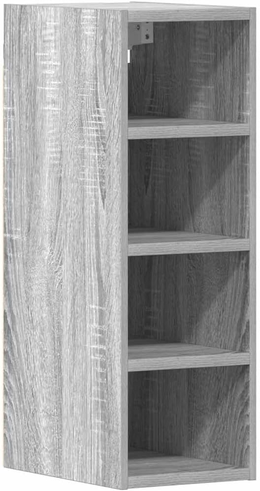 Refined Hängeschrank Riga Grau Sonoma 20x29,5x60 cm Holzwerkstoff 1x(4Einlegeböden)20cm,60cm Grau So