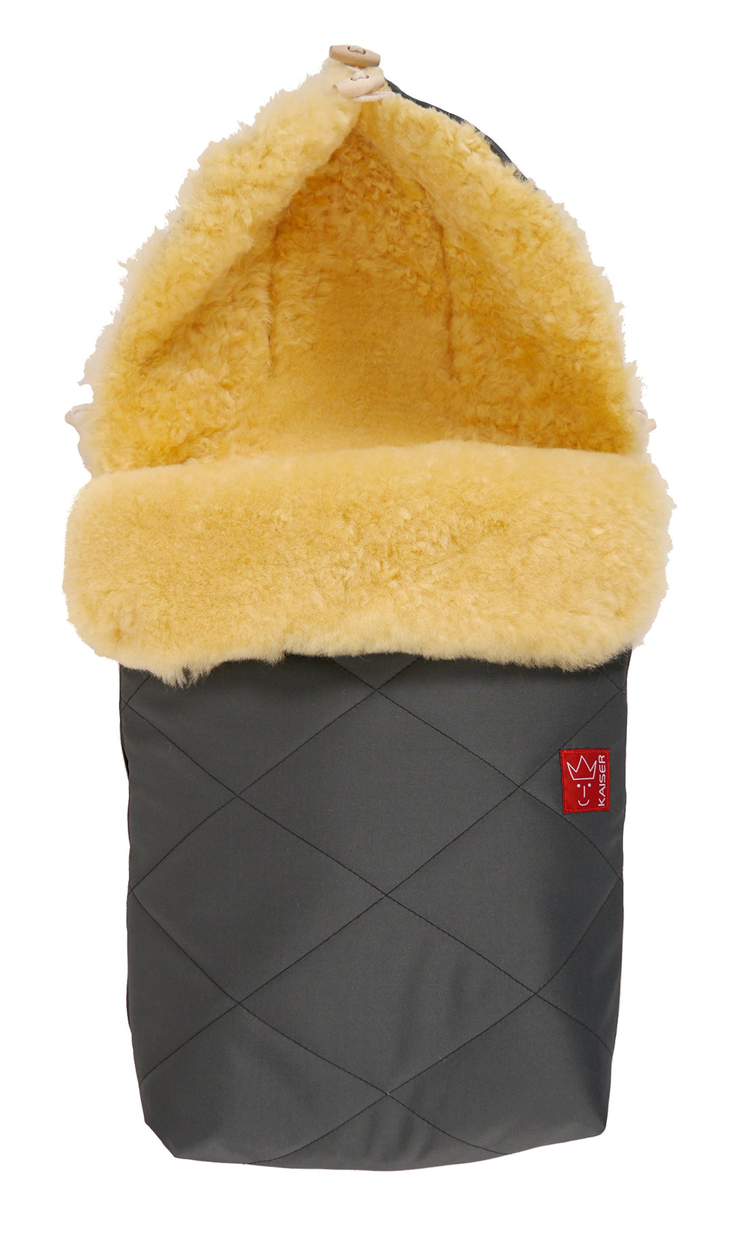 Lammfell Fusssack Natura, anthracite 1 Stück (1er Pack) Anthracite, 1 Stück (1er Pack) Anthracite