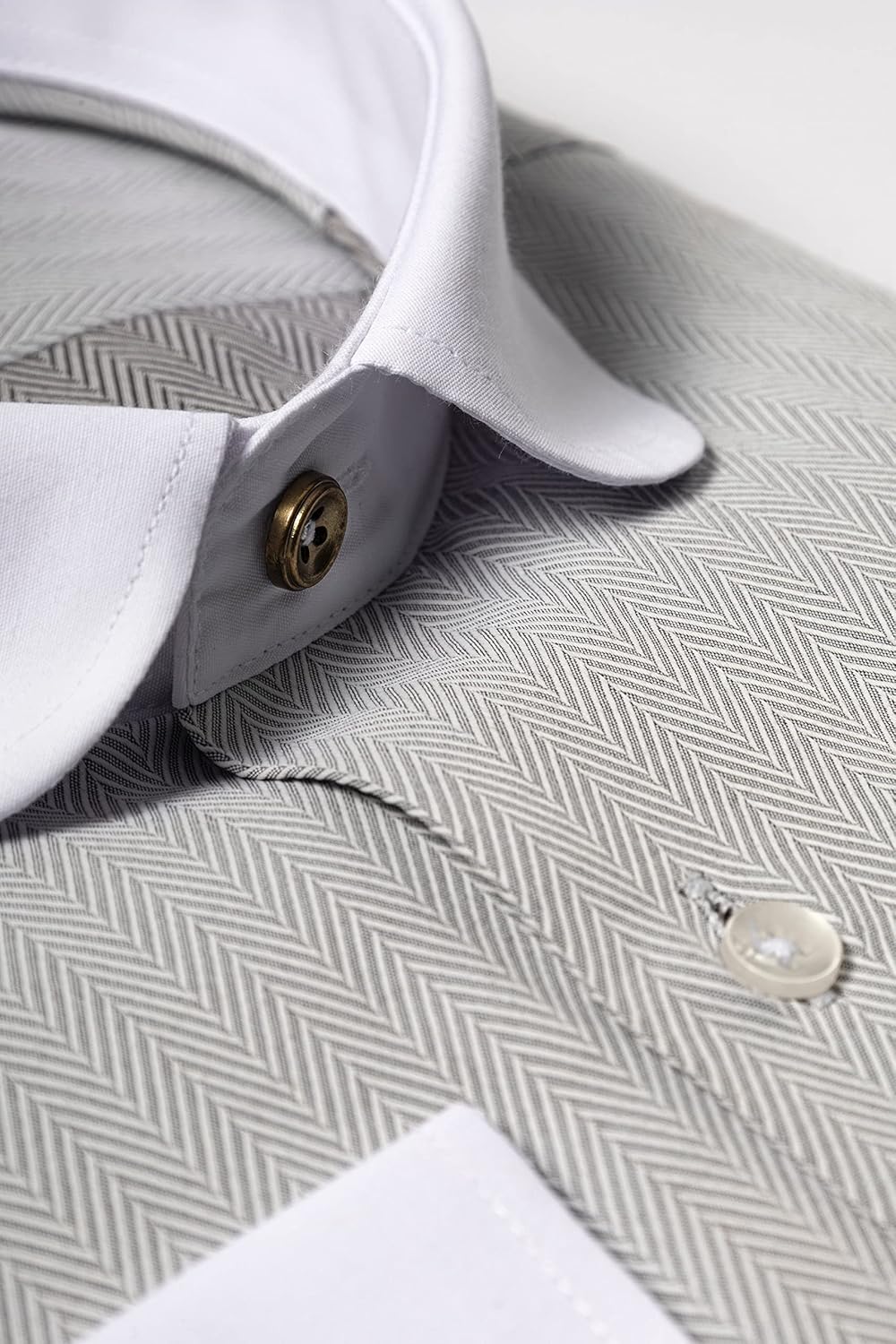 Jack Martin London Hemd mit Rundkragen für Herren | Slim-Fit-Businesshemden & Freizeithemden mit Run