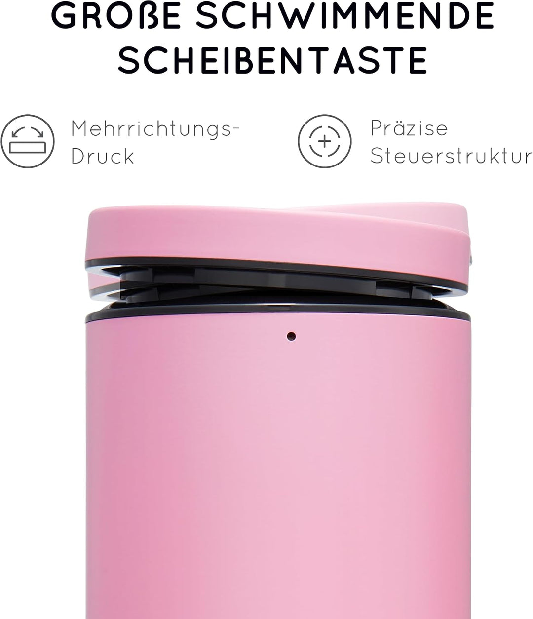 Flendy Salz und Pfeffermühle Elektrisch 2er Set, Elektrische Salz und Pfeffermühle Set mit USB-C Lad