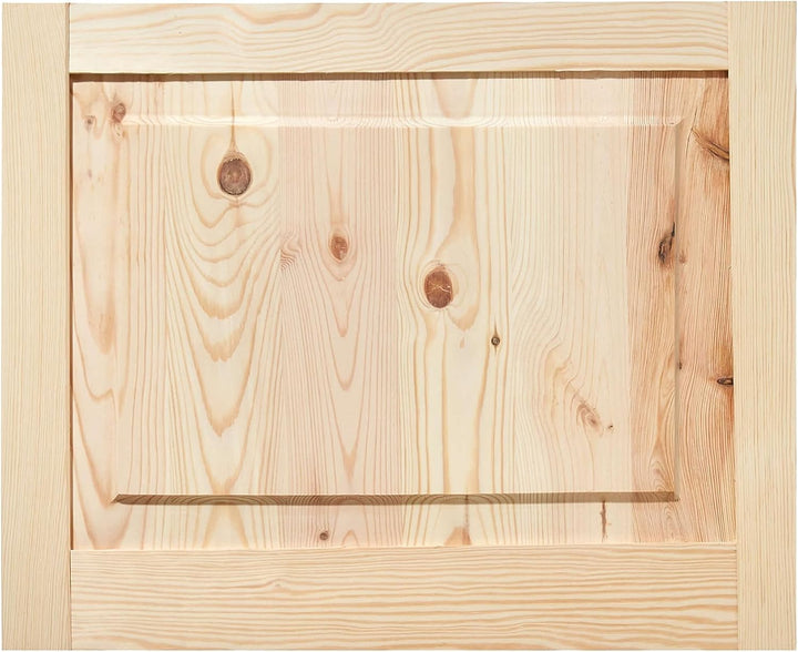 Kassettentür Schranktür Holz RUSTIKAL | 39,5 x 49,4 cm unbehandelte Holztür aus Kiefernholz im Kolon