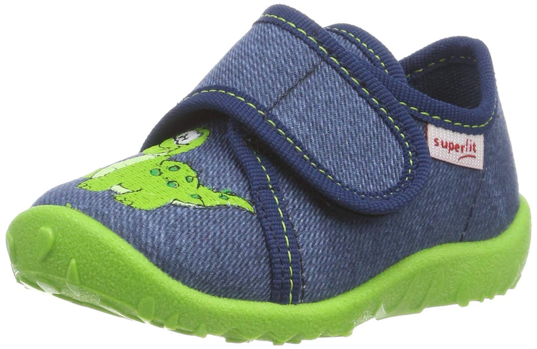 Superfit Jungen Spotty Niedrige Hausschuhe 18 EU Blau 8000 40, 18 EU Blau 8000 40