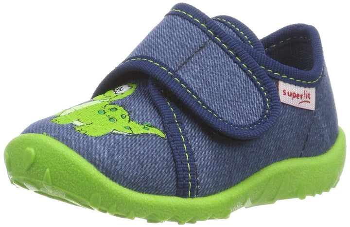 Superfit Jungen Spotty Niedrige Hausschuhe 18 EU Blau 8000 40, 18 EU Blau 8000 40