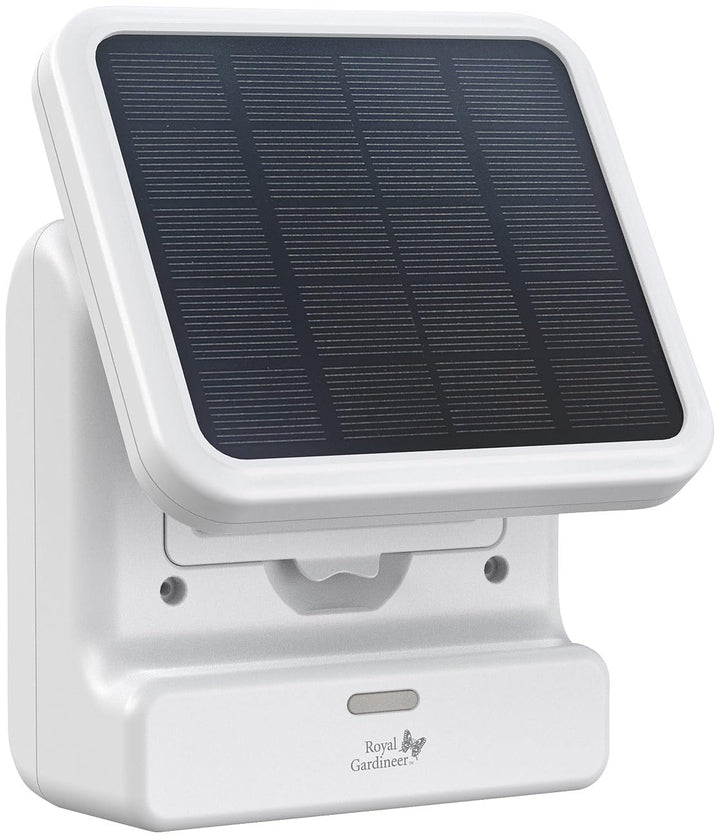 Royal Gardineer Wasserpumpe für Pflanzen: 2er-Set Smartes WLAN-Solar-Bewässerungssystem, Pumpe, 30 l