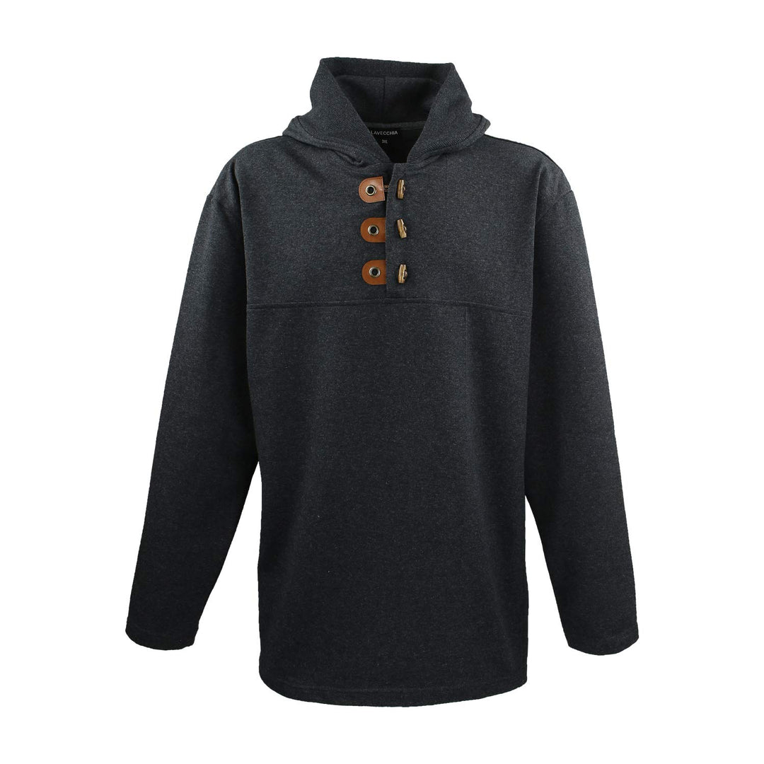 Lavecchia Herren Kapuzen Hoodie LV-605 3XL Grosse Grössen Anthrazit, 3XL Grosse Grössen Anthrazit