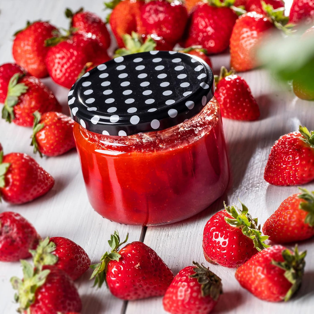KADAX 10st Einmachgläser mit Schraubdeckel, Marmeladengläser 330ml, Vorratsgläser für Marmeladen, Ko