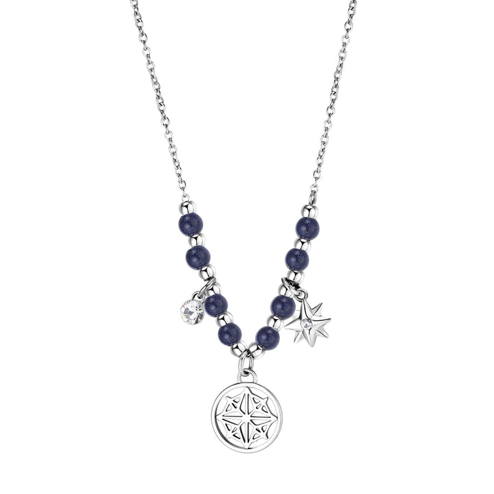 Brosway Damen-Halskette mit Symbol der Winde Rosa | Kollektion Chakra – BHKL15, 450mm, Edelstahl, Kr