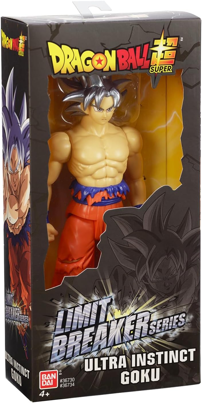 BANDAI - Dragon Ball Super - Goku Ultra Instinkt - Limit Breaker Figur 30 cm - Offizielle Dragon Bal