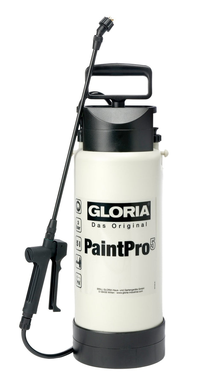 GLORIA Spezial-Drucksprüher PaintPro 5 | 5 L Profi-Farbsprüher/Ölsprüher | auch für Lasuren, Lacke |