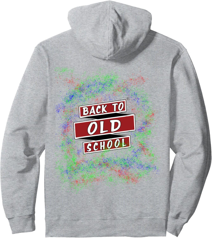Bunte Farbe BACK TO OLDSCHOOL Pullover Hoodie