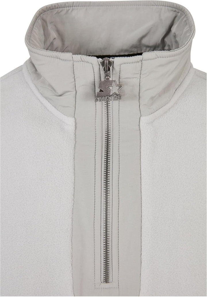 STARTER BLACK LABEL Herren Starter Thunder Polar Fleece Halfzip M Lightasphalt, M Lightasphalt