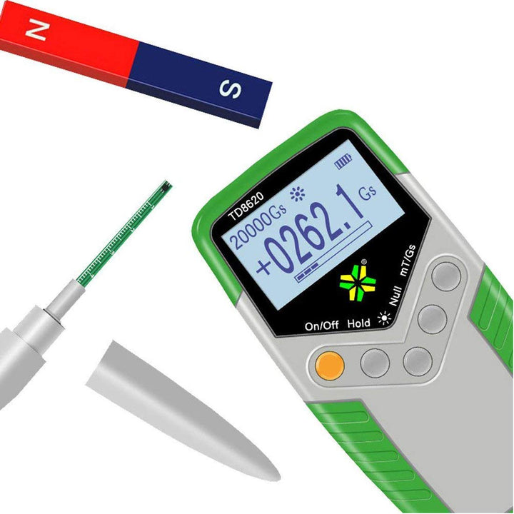 Toplionace Handheld Digitales Gauss Messgerät Hohe Präzision TD8620 Gaussmeter Fluxmeter Oberfläche