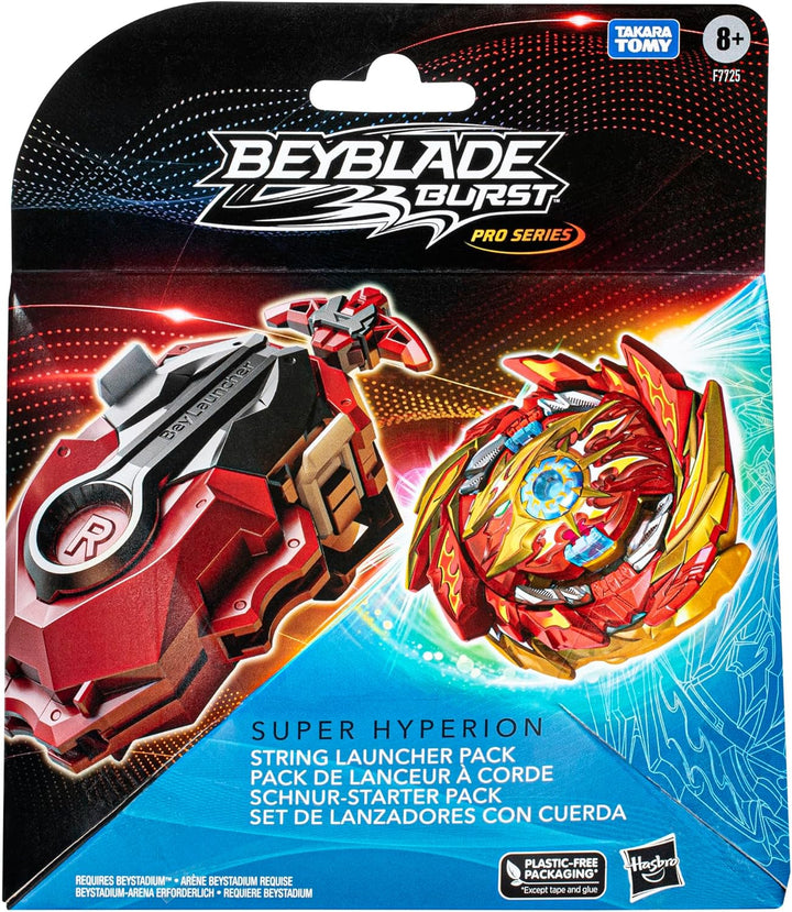 Beyblade Burst Pro Series Super Hyperion Schnur-Starker Pack, Beyblade Starter mit Kreisel, für Jung