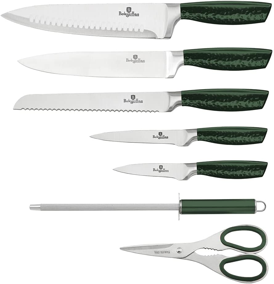 8-tlg Messerset Messer-Set BERLINGER HAUS EMERALD BH-2463