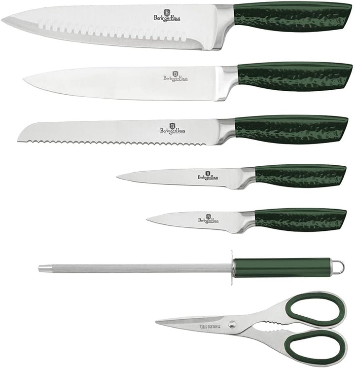 8-tlg Messerset Messer-Set BERLINGER HAUS EMERALD BH-2463