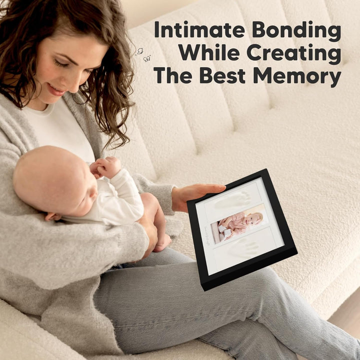 Baby Handabdruck und Fussabdruck Set – Gipsabdruck Baby Hand und Fuss für Neugeborene - Handabdruck