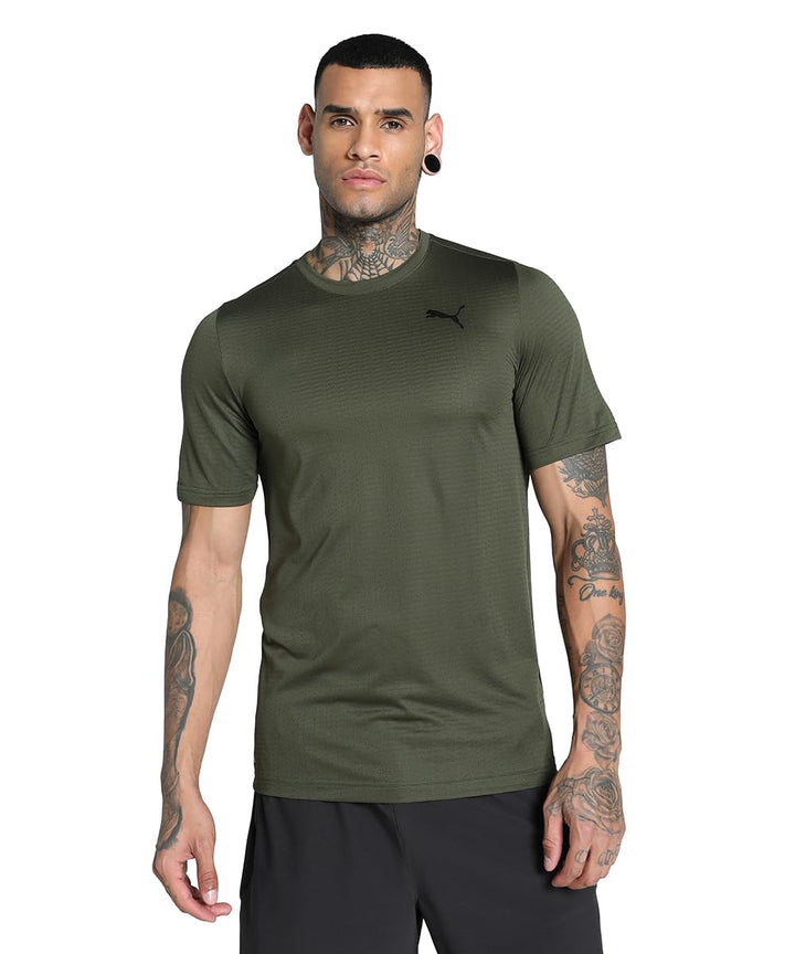 PUMA Herren Shirt, S Dark Olive, S Dark Olive