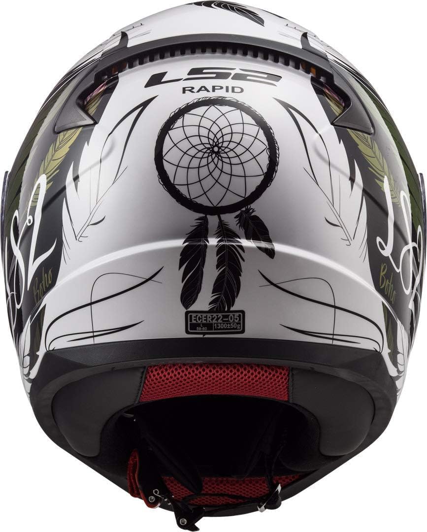 LS2 Motorradhelm Rapid BOHO, L L WHITE BLACK PINK, L WHITE BLACK PINK