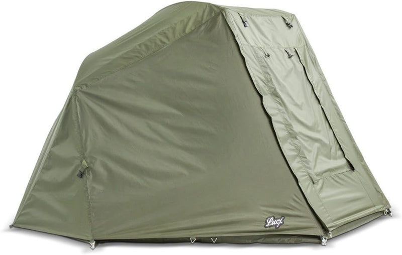 Lucx® Winterskin Überwurf Overwrap Skin für Wiesel Angelzelt Karpfenzelt Carp Dome (Kein Zelt nur Üb