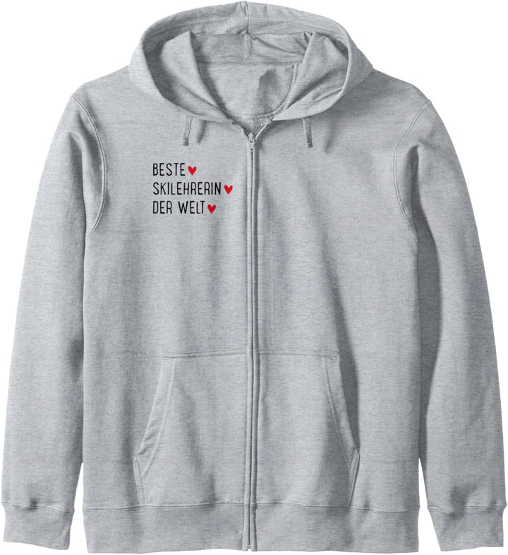 Beste Skilehrerin der Welt Kapuzenjacke