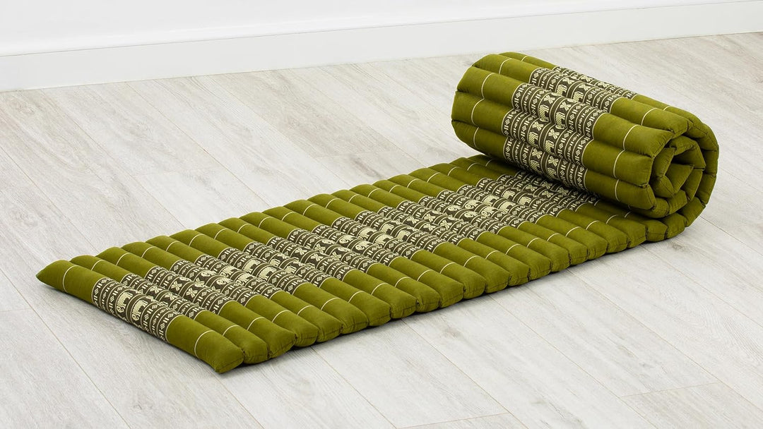 livasia Rollmatte Rollmatratze S schmal - 200x50x4,5cm - Gästebett Gästematratze 1 Person mit Muster