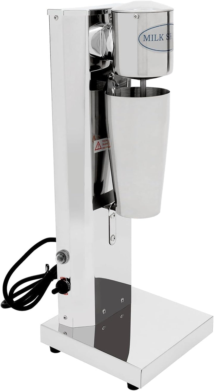 180W Milchshaker Elektrischer Standmixer 650ML Shaker Elektrisch Milch Shaker Mixer Edelstahl Protei