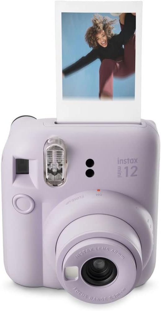 Fujifilm instax Mini 12 Sofortbildkamera mit 20 Filmen, Lila