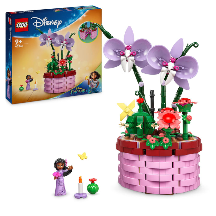 Lego ǀ Disney Encanto Isabelas Blumentopf, Set für Kinder mit baubarer Spielzeug-Orchidee, Deko-Baus