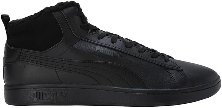 PUMA Herren Smash 3.0 Mid WTR Sneaker, Puma Black Shadow Gray