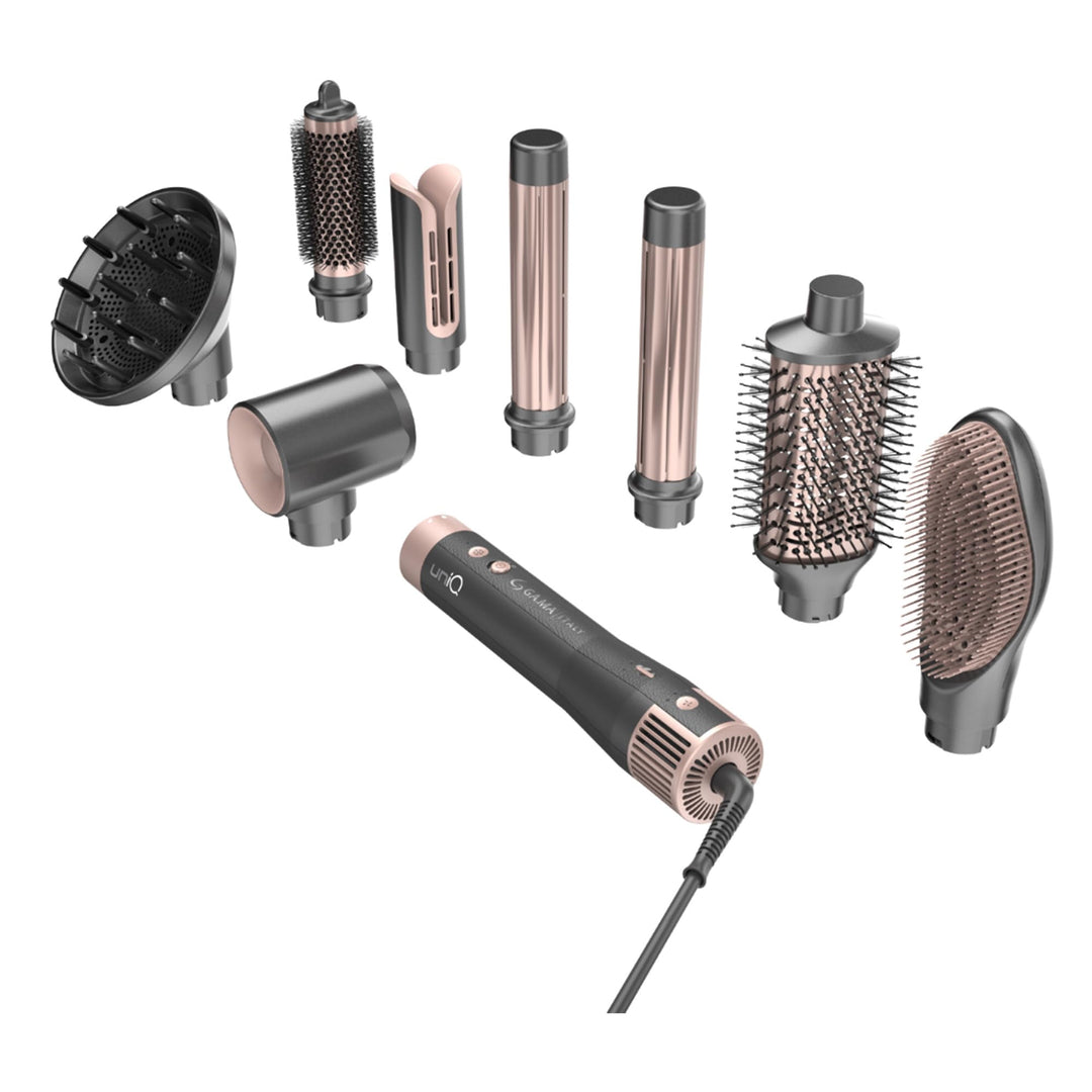 GA.MA Italy Professional, UNIQ VIBRANCE Multistyler 8 in 1, bürstenloser Motor mit 100.000 U/min, Co