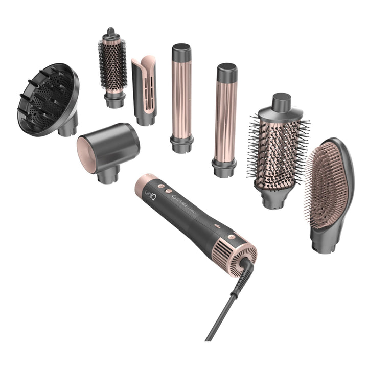 GA.MA Italy Professional, UNIQ VIBRANCE Multistyler 8 in 1, bürstenloser Motor mit 100.000 U/min, Co