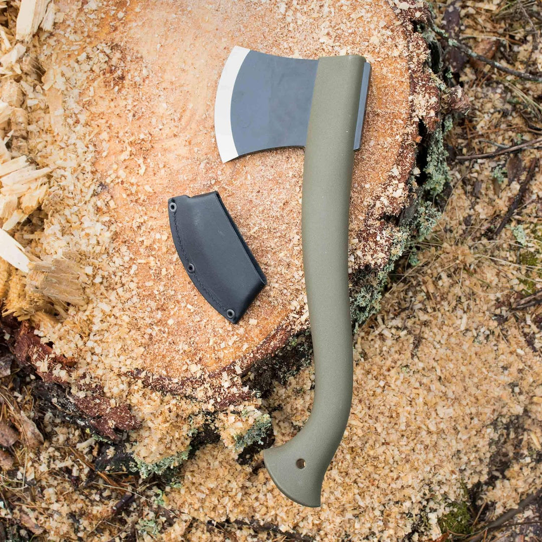 Frosts of Sweden Men's Mora of Sweden Moraknive Camping Axe, Olive, medium