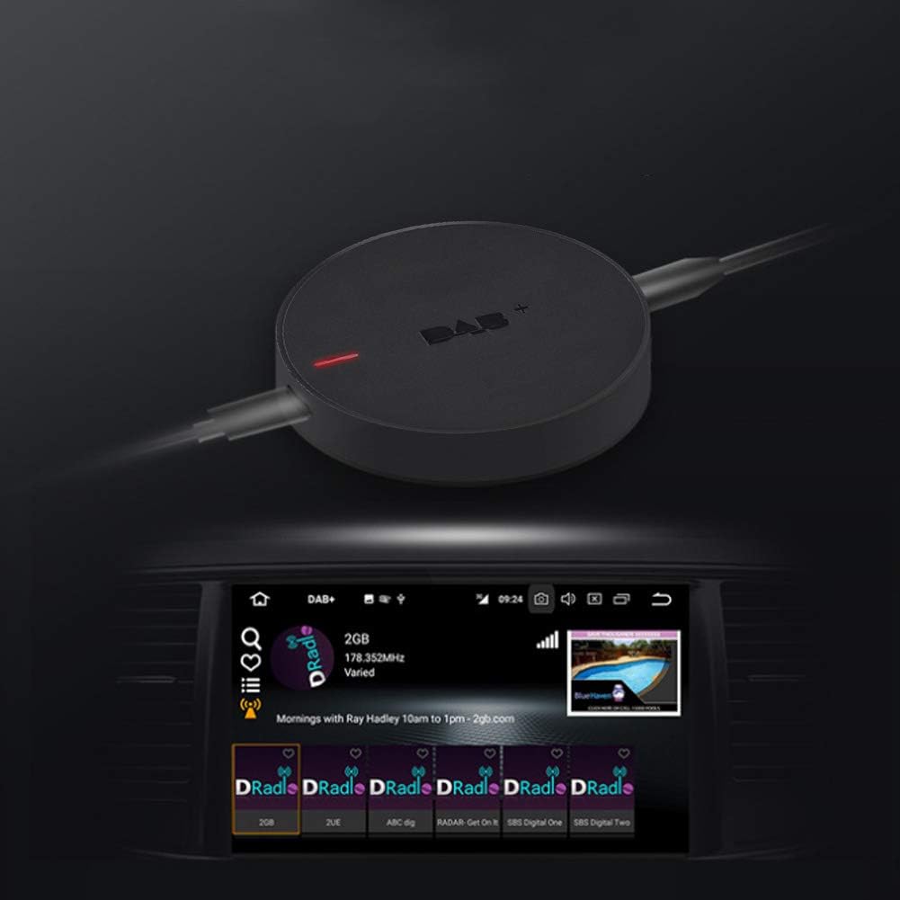 USB DAB + Radio-Antennenempfänger, tragbarer Adapter Digitaler Autoradio-Empfänger mit verstärkter A