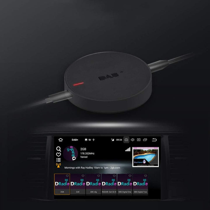 USB DAB + Radio-Antennenempfänger, tragbarer Adapter Digitaler Autoradio-Empfänger mit verstärkter A