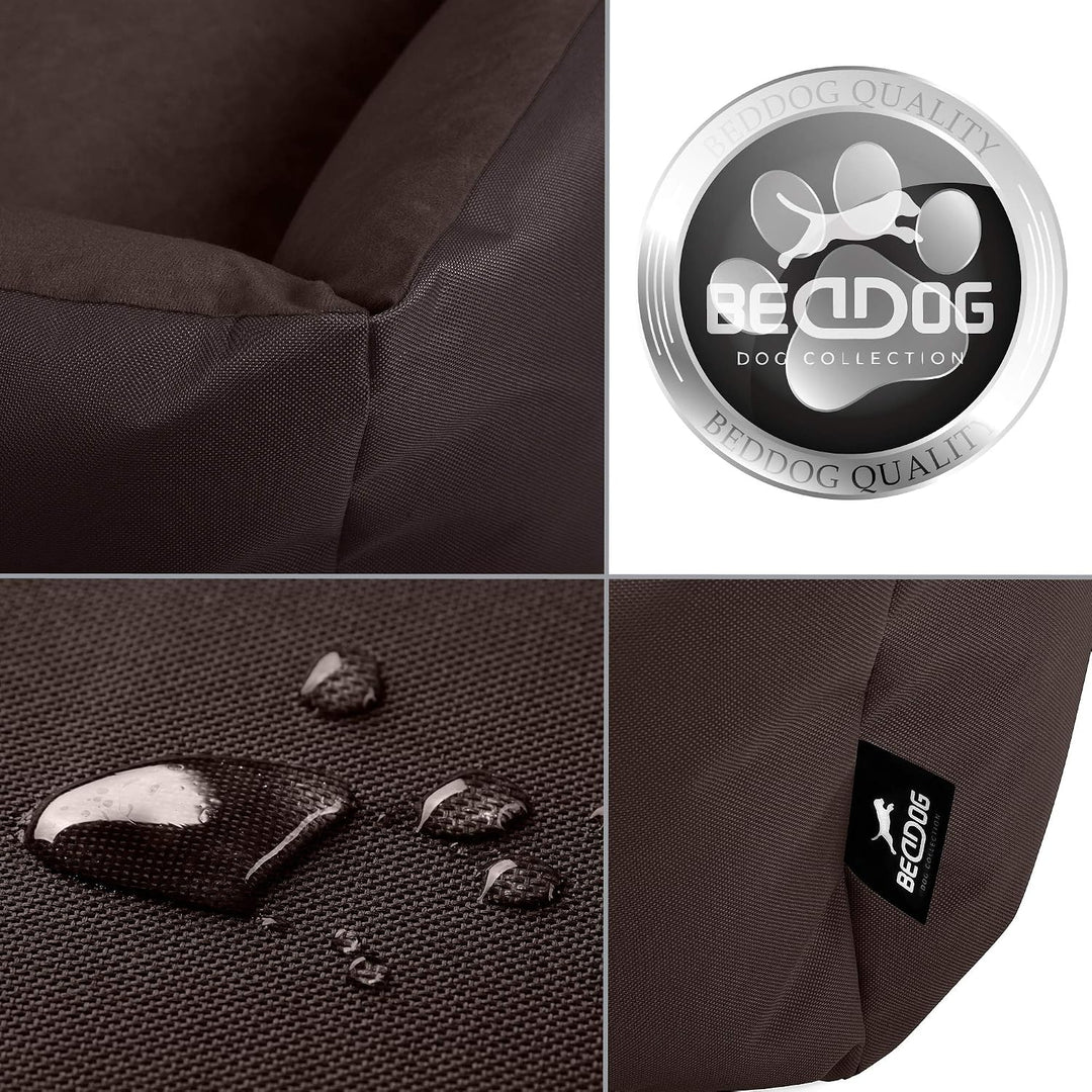 BedDog Hundebett ZARA, Hundekissen mit abziehbaren waschbaren Bezug, Hundekorb, Hundesofa, für klein