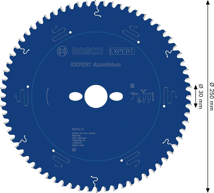 Bosch Accessories Bosch Professional 1x Kreissägeblatt Expert for Aluminium (für Aluminium, Sägeblat