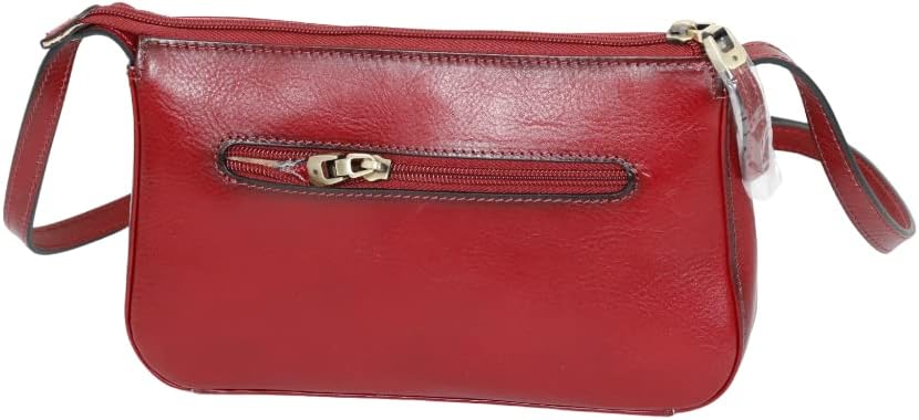 Katana Umhängetasche aus Rindsleder Collet K 82511 Rot, Rot
