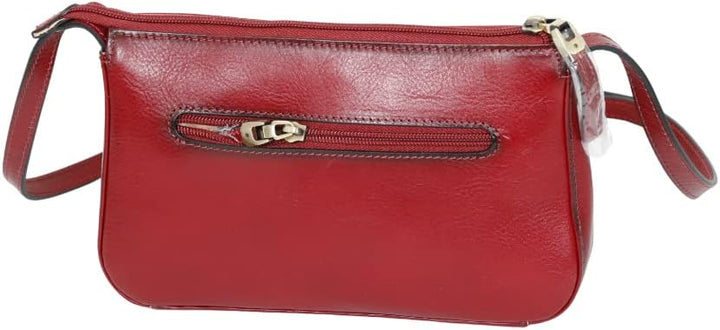 Katana Umhängetasche aus Rindsleder Collet K 82511 Rot, Rot